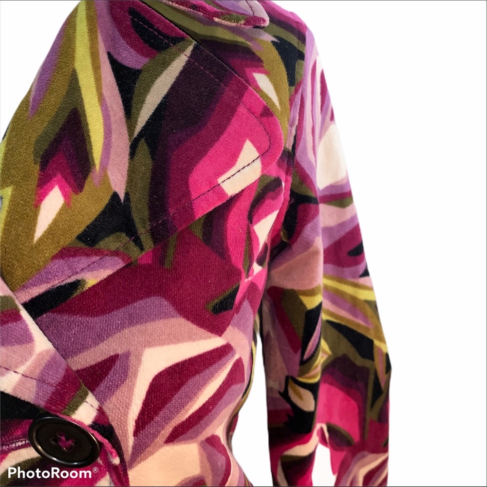 Missoni Jacket Multi-Color Button Down Size Med - image 3